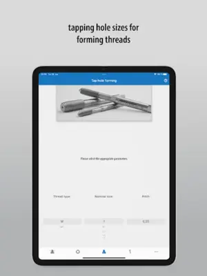 Thread calculator android App screenshot 1