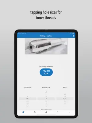 Thread calculator android App screenshot 3